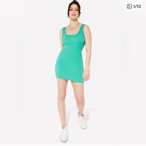 YITTY by Fabletics Body Butter Tank Dress in Green